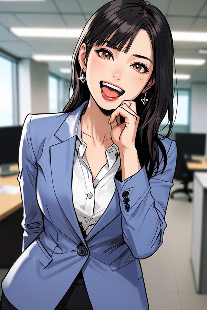 ビジュアルノベルに出てくる美人上司の画像1枚目