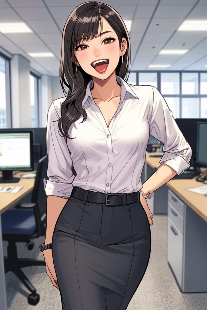 ビジュアルノベルに出てくる美人上司の画像4枚目