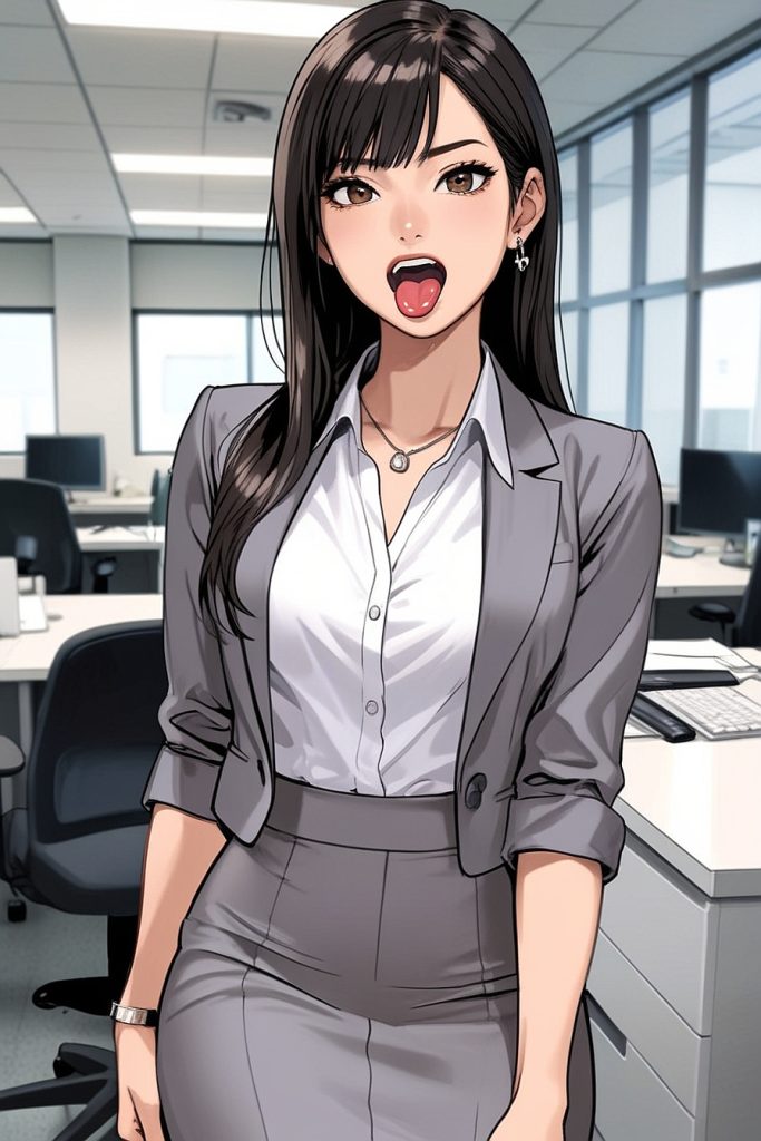 ビジュアルノベルに出てくる美人上司の画像2枚目