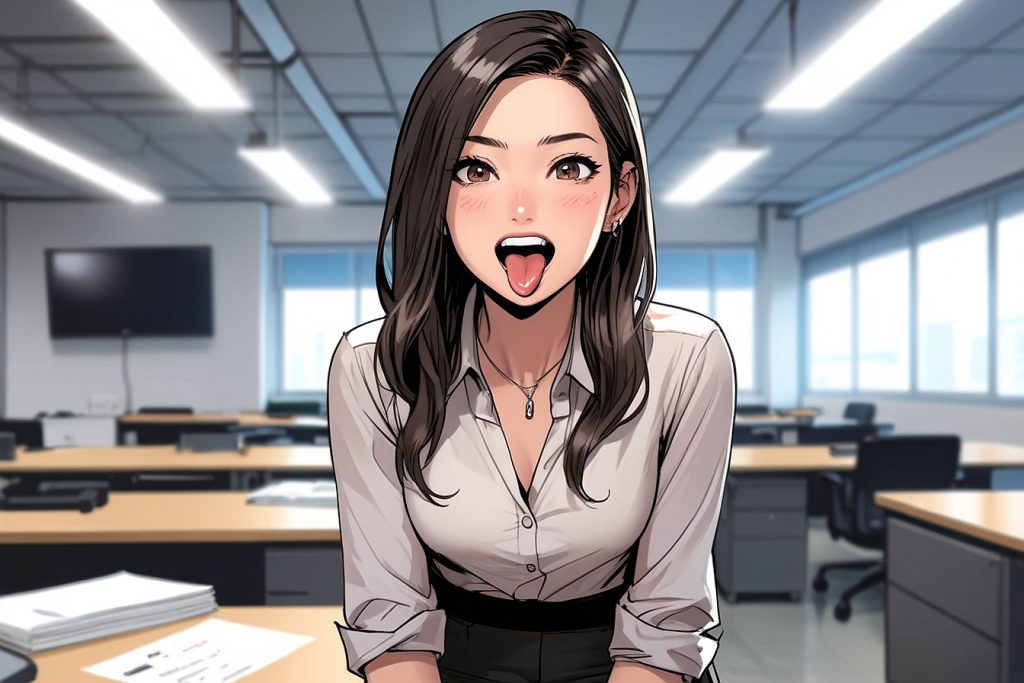 ビジュアルノベルに出てくる美人上司の画像5枚目